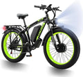 E-bike da Adulto 26'' con Pneumatici Grassi, 48V 23Ah Batteria Rimovibile, 21 Velocit¨¤, Autonomia Fino a 140km
