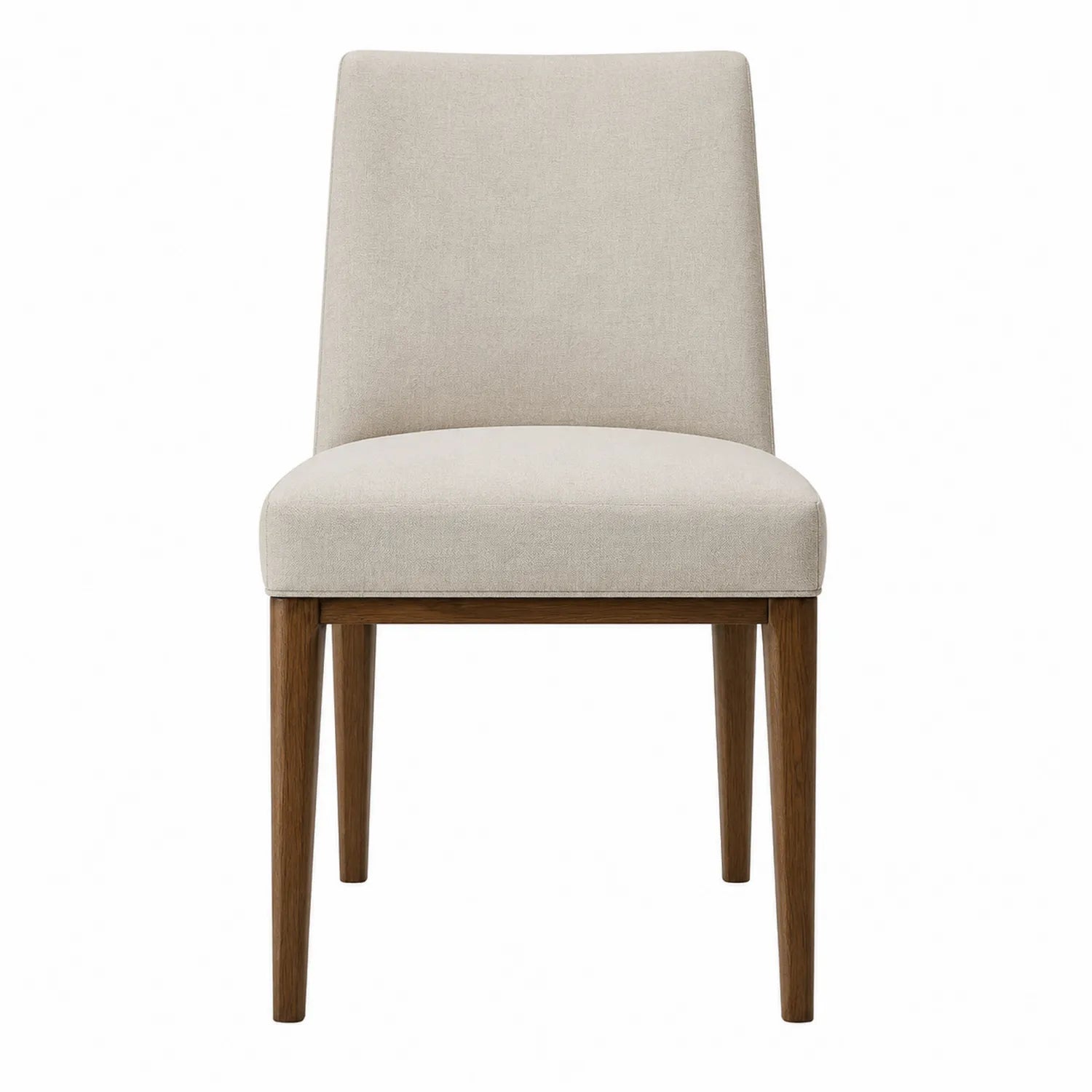 Sedia da Pranzo in Legno Tessuto Beige