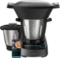 Robot da Cucina Multifunzione Cecotec Mambo 11090: 1600 W, 37 Funzioni, Controllo App, Caraffa Antiaderente e in Acciaio Inox, Ricettario Incluso
