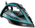 Tefal Ultimate Pure FV9844 Ferro da Stiro a Vapore 3200W, Piastra Autopulente, Nero/Blu