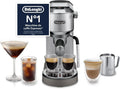 Macchina Caff¨¨ Espresso De'Longhi Dedica Duo EC890.M, Cappuccino e Cold Brew, Barista con Lancia Vapore, Display Touch, Compatta 15cm, Serbatoio 1,1L