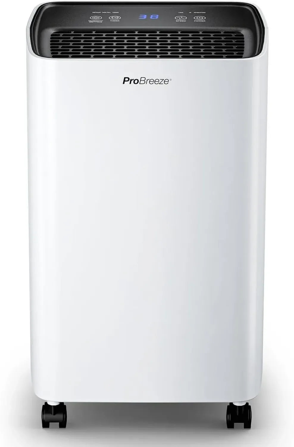 Pro Breeze Deumidificatore 12L con Serbatoio 2L e Timer 24 Ore