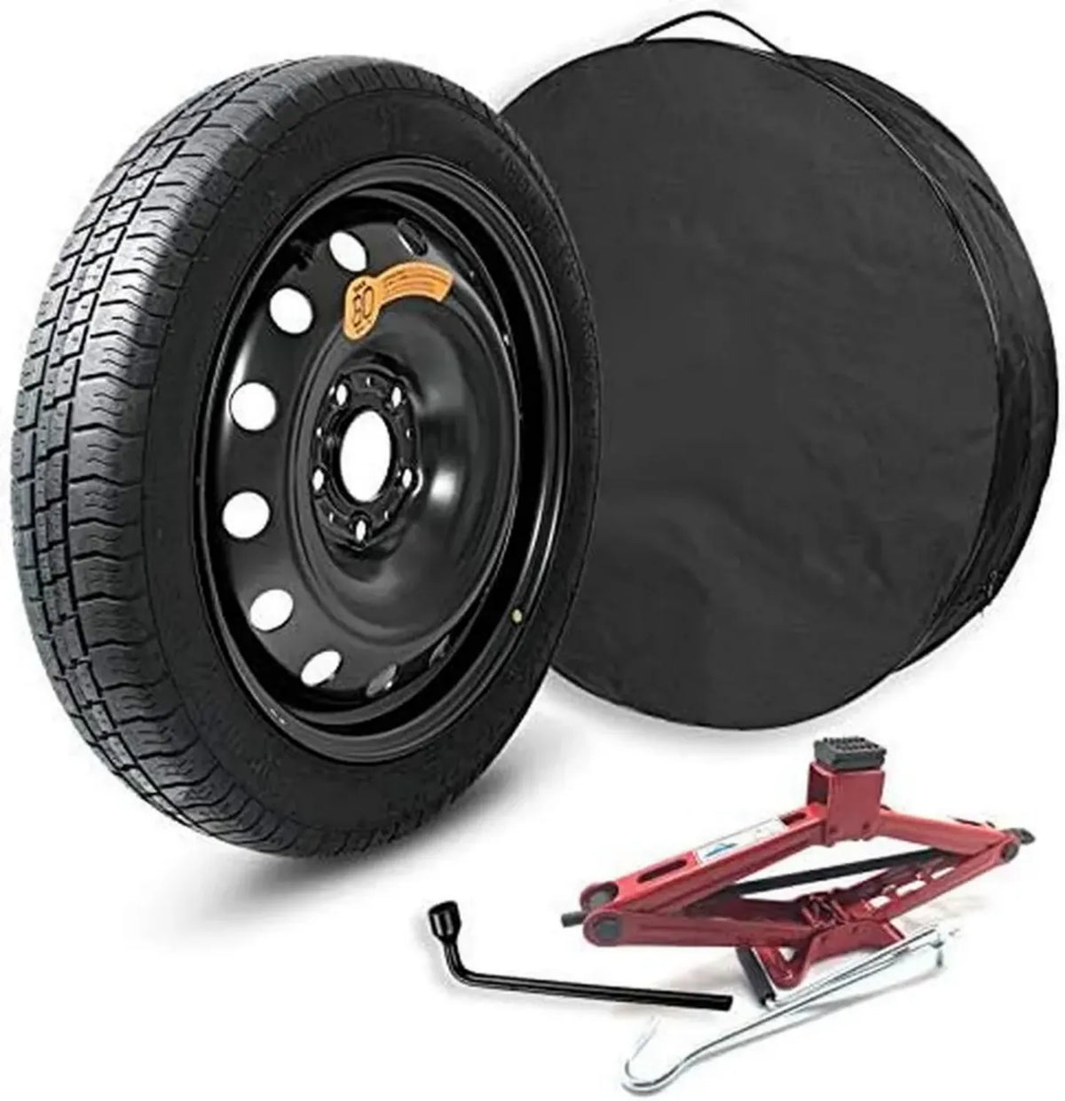 Ruotino di Scorta Compatibile Renault 125/80R17 in Acciaio