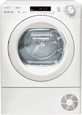 Asciugatrice a Pompa di Calore Candy Smart 8 kg, NFC, Certificazione Woolmark, Classe E, Bianco
