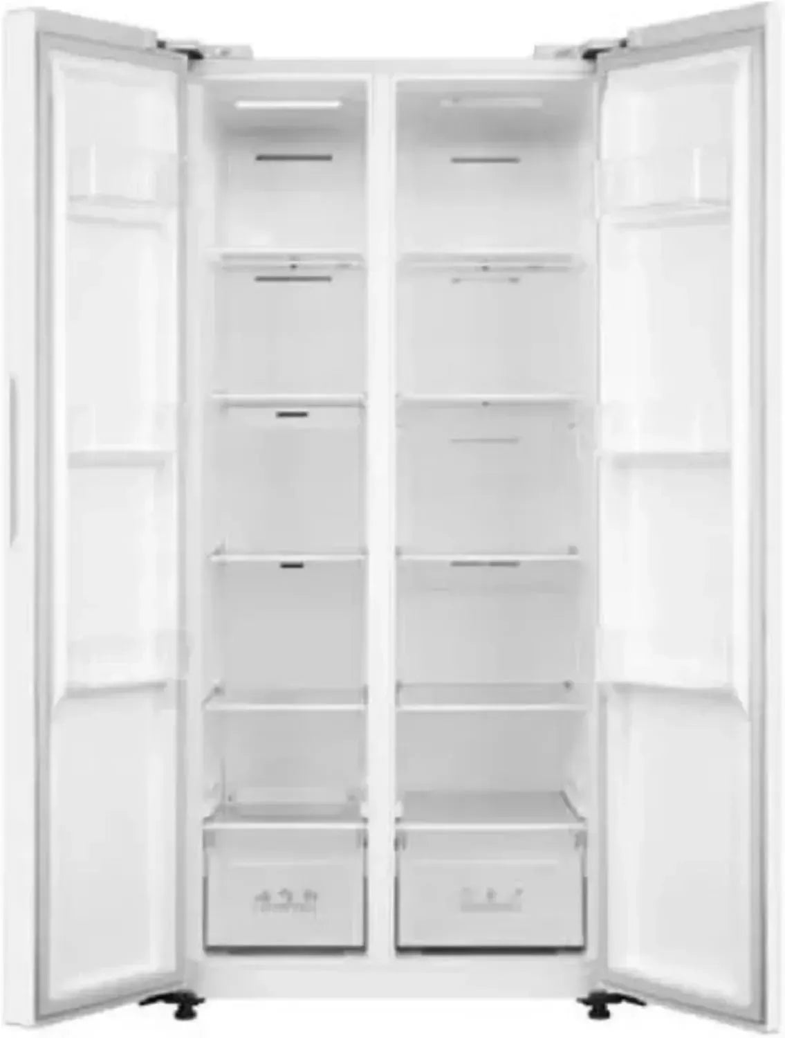 Frigorifero side by side, 460L, installazione libera, colore bianco, efficienza energetica classe F