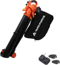 Soffiatore Aspiratore Senza Fili 40V 3 in 1 con Sacco 45L e Funzione Pacciamatura