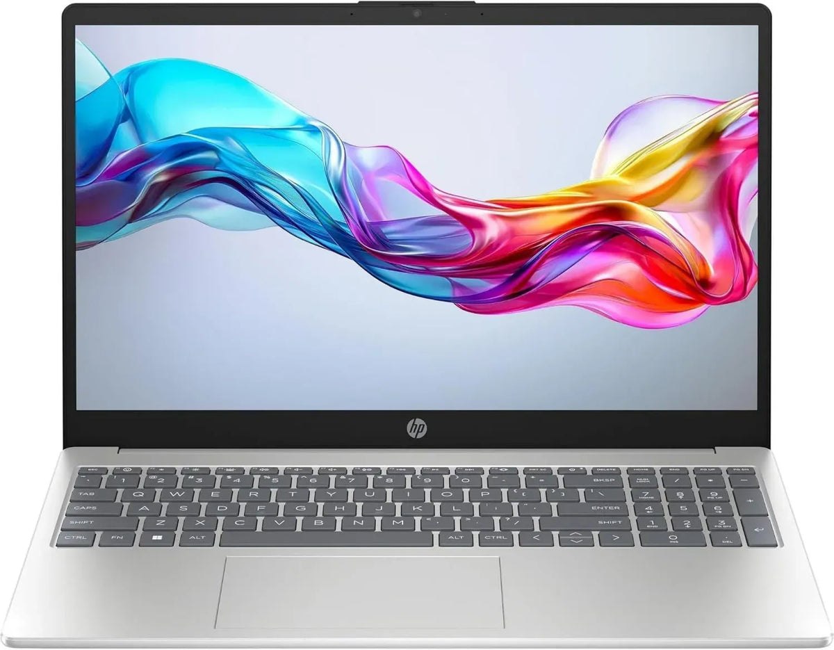 HP Laptop 15, Intel i5, RAM 16GB, SSD 512GB, Iris Xe, Display 15.6 Full HD, Windows 11, Argento
