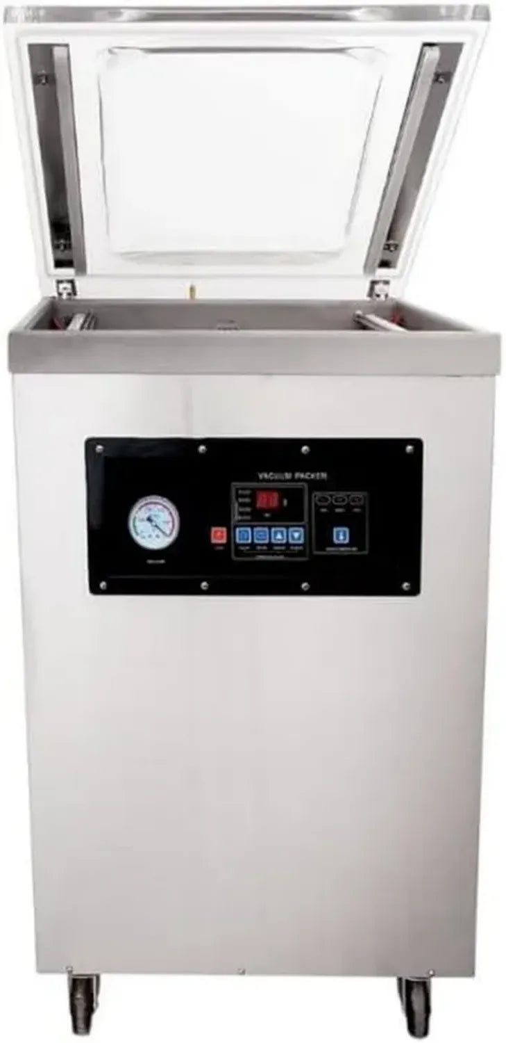 Sigillatrice Sottovuoto Professionale in Acciaio Inox con Doppia Barra e Pompa da 20 m3/h