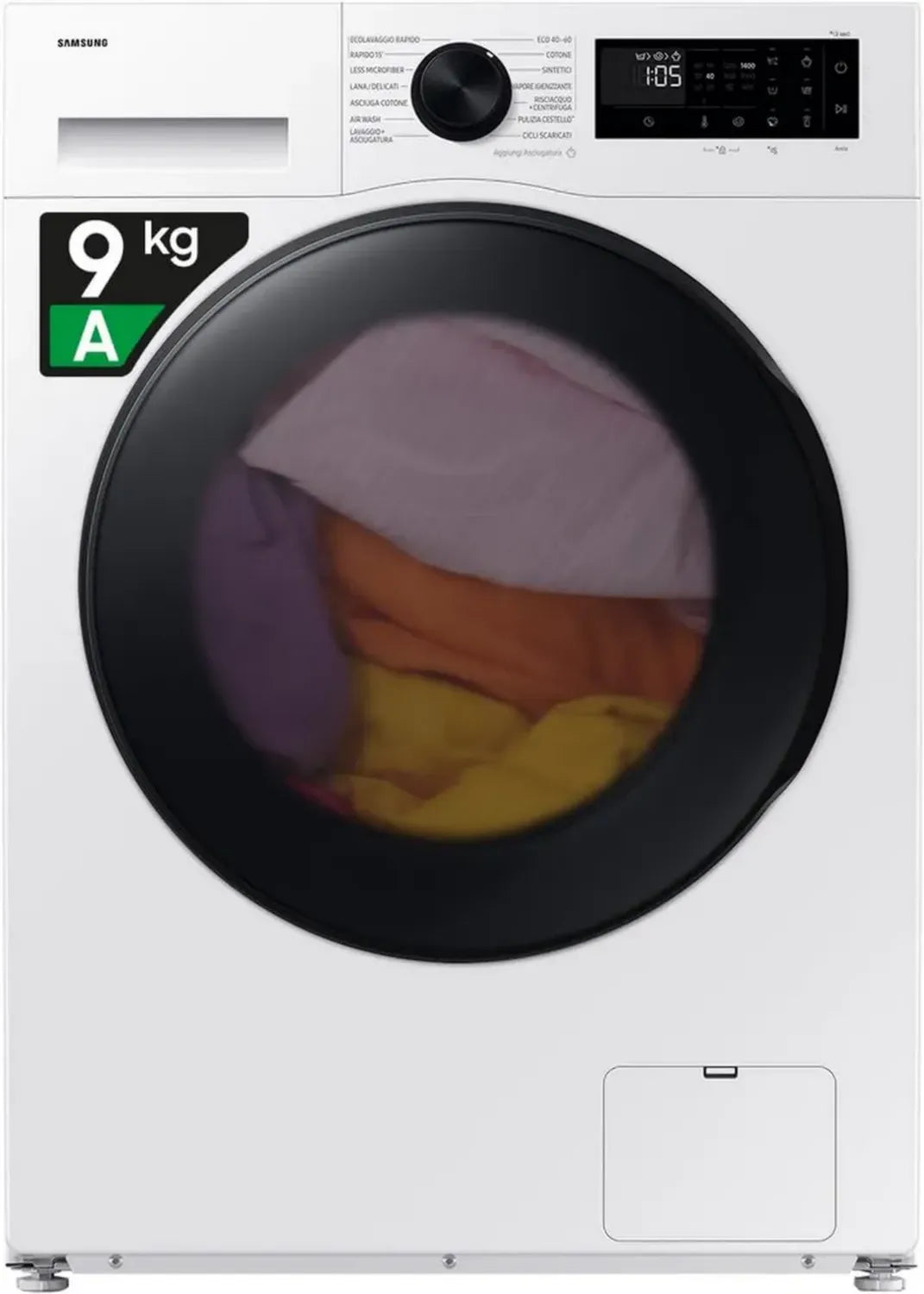 Lavasciuga Samsung 9+5 kg con Ecobubble e Vapore Igienizzante, Wi-Fi Integrato