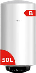 Scaldabagno Elettrico Verticale Nilson NT5000EADW 50L, Display LED, 1500W, Kit di Montaggio, Resistenza in Acciaio Inox, Classe Energetica B, Bianco