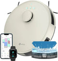 Robot Aspirapolvere e Lavapavimenti Lefant M1 con Mappatura Laser, Potenza 5500Pa, Controllo tramite APP e Assistenti Vocali, Design Sottile