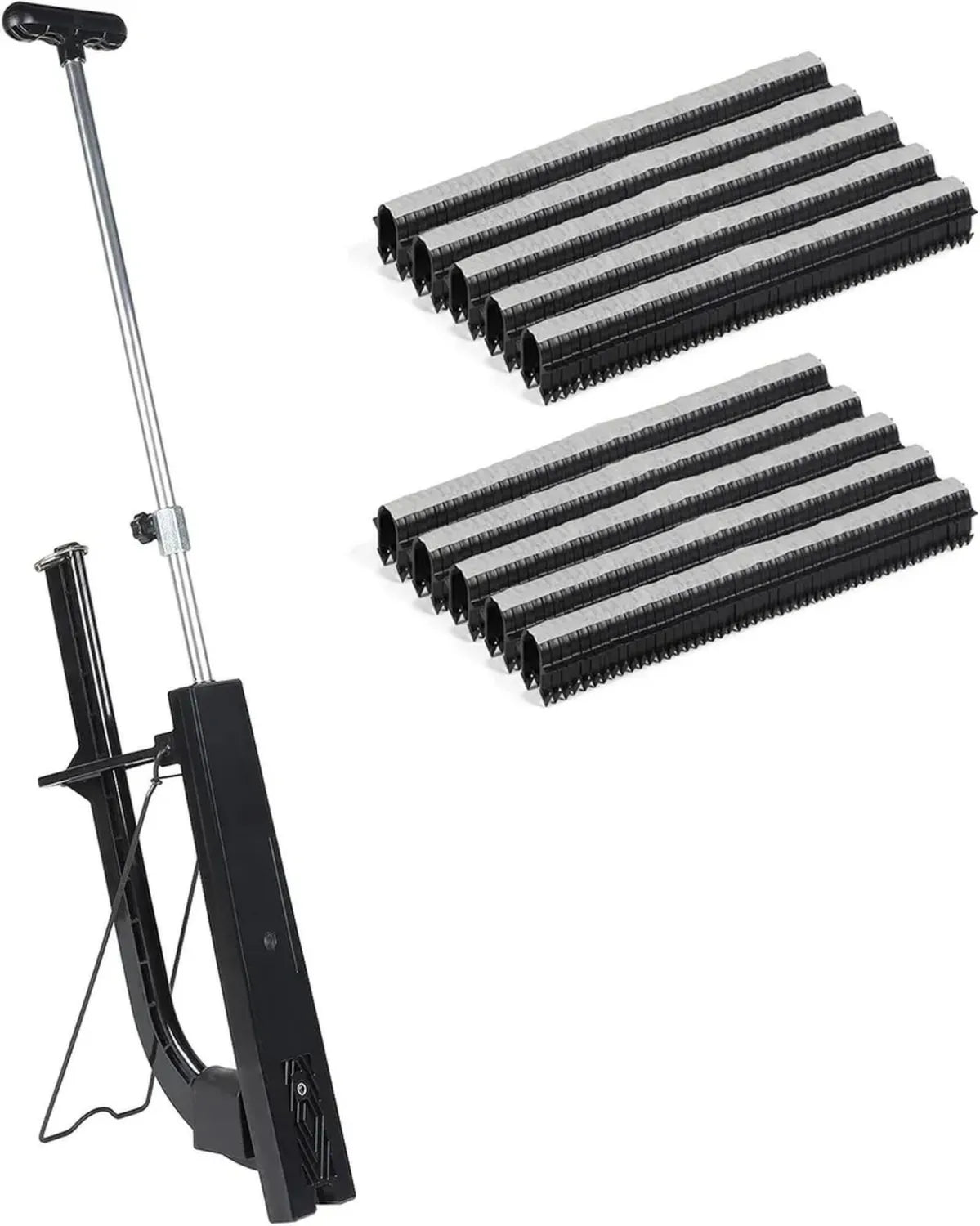 Graffatrice CPROSP per Tubi Riscaldamento a Pavimento, 90cm, 500 Graffette Incluse, Compatibile con Tubi ? 14-20mm