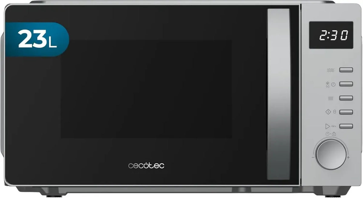 Forno a Microonde Cecotec Proclean 5005, 20L, 700W, Argento, Tecnologia 3DWave, 5 Livelli Potenza