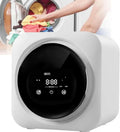 Lavatrice Asciugatrice Automatica da Parete 3,5L in Acciaio Inox, Schermo LED Touch, Funzioni Multiple e Intelligenti
