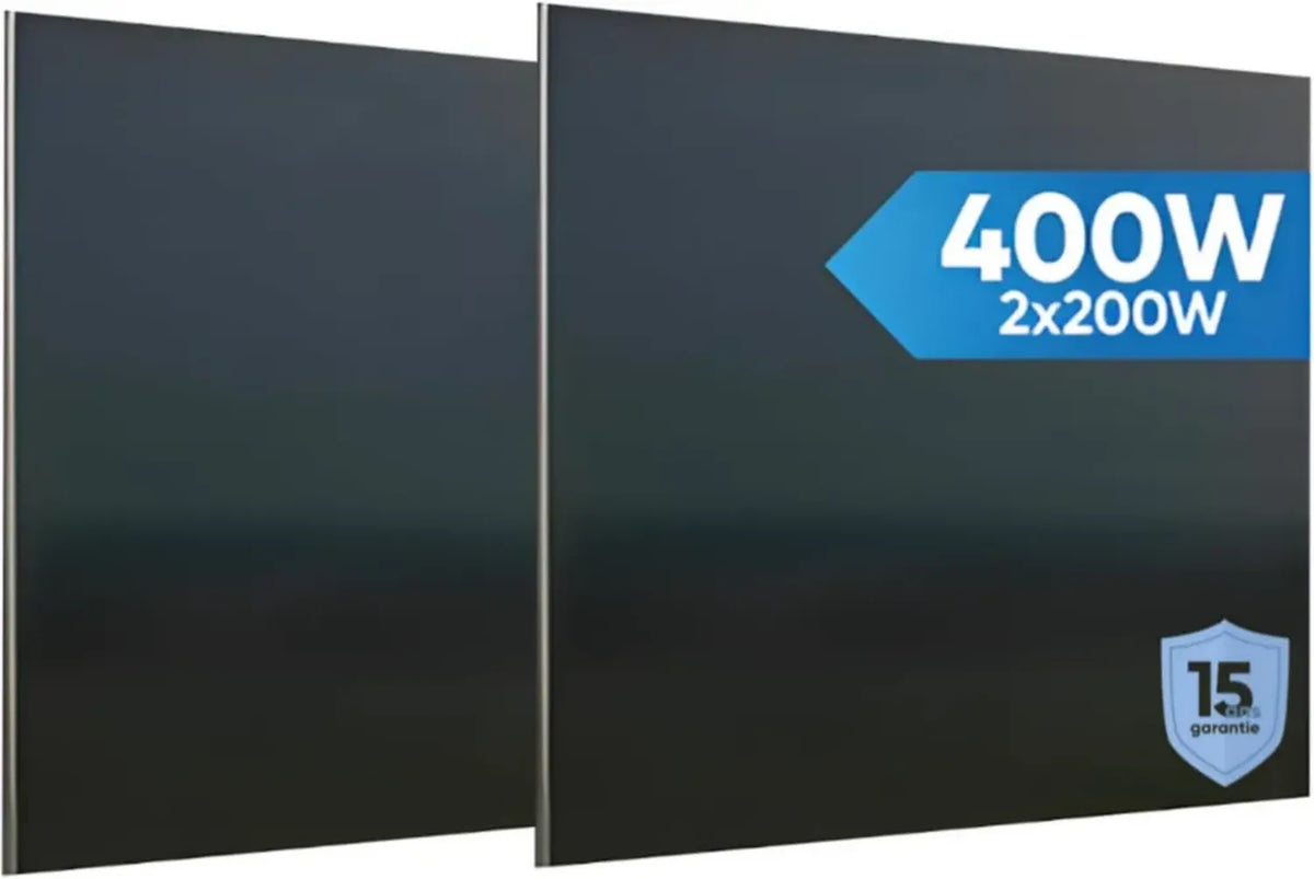 Kit solare da balcone 400W con pannelli monocristallini e inverter smart
