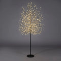 Albero di Natale Luminoso LED 210cm in Metallo Nero - EDG Enzo De Gasperi