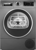 Bosch Serie 6 Asciugatrice a Pompa di Calore 9 kg, Classe C, Sensori Intelligenti, Filtro Facile, Opzione Mezzo Carico, Bianco