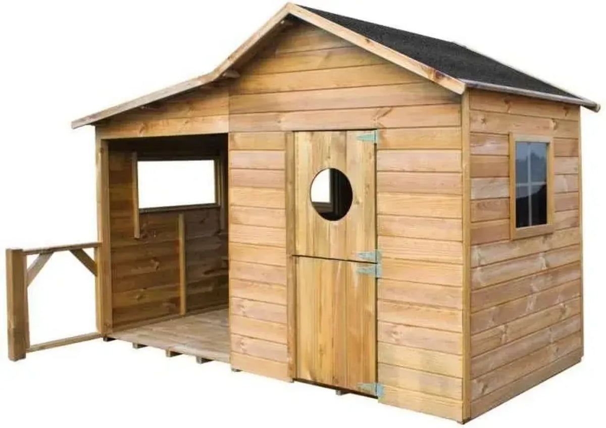 Casetta in legno per giardino impermeabile 240x125x173 cm