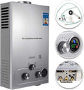 Caldaia a Gas GPL 32KW, Modalit¨¤ Inverno/Estate, Scaldabagno Istantaneo a Parete 16L/min
