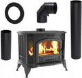 Stufa a Legna in Ghisa KRATKI KOZA K9 10kW, Design Vintage ed Efficiente, Classe Energetica A