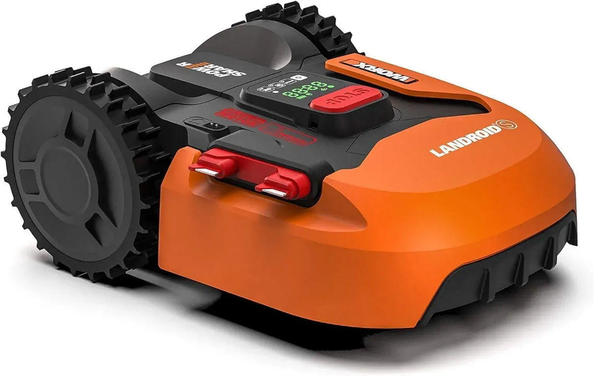 Robot Tagliaerba WORX Landroid S300, 20V, 300 Mq, Connessione Wifi, Stazione Nascosta