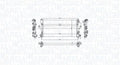 MAGNETI MARELLI Radiatore Motore 378mm x 34mm Gruppo Raffreddamento