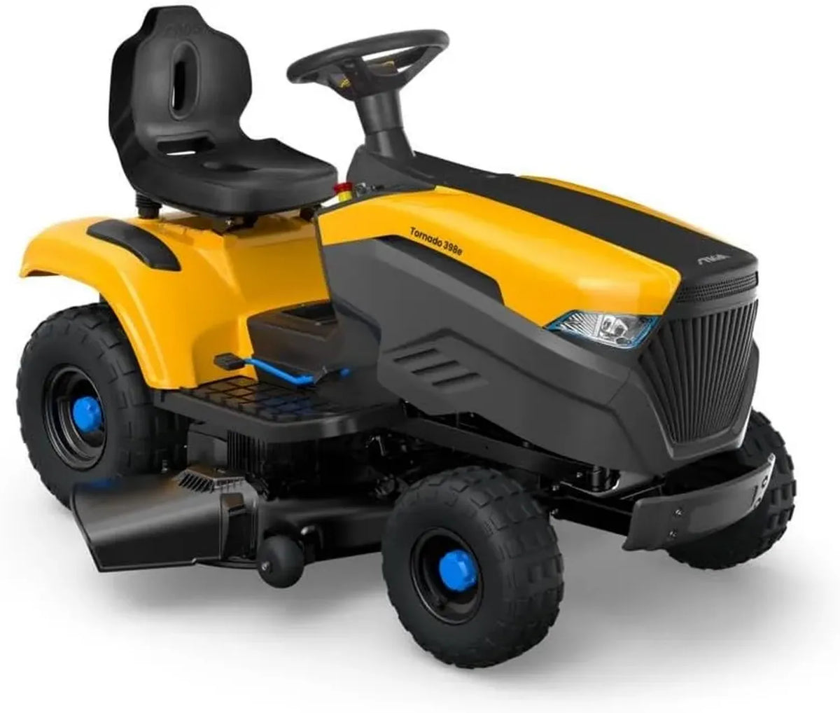 Trattorino Rasaerba Elettrico STIGA Tornado 398e 98 cm, 48V 30Ah, Scarico Laterale e Mulching