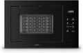 Microonde Incasso Klarstein Velaire con Grill, 25L, 850W, 1200W Grill, 8 Programmi Touch, Acciaio Inox Nero