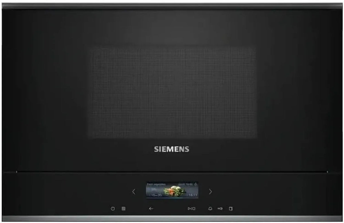 Siemens iQ700 Forno a Microonde Incasso Nero con Programmi Automatici