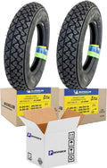 Set Pneumatici Michelin S83 con Camere d'Aria per Vespa PX LML - 3.50-10