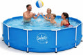 Piscina in Metallo HAF? 305 x 76 cm, Capacit¨¤ 4.500 Litri, Robusta per Giardino