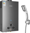 Scaldabagno a Gas 18L 36kW con Doccia e Display Digitale, Batteria Integrata, Avvio con Pressione 0.25 Bar