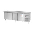 Banco Frigo Professionale 450L con Piano in Acciaio e Compressore Potente