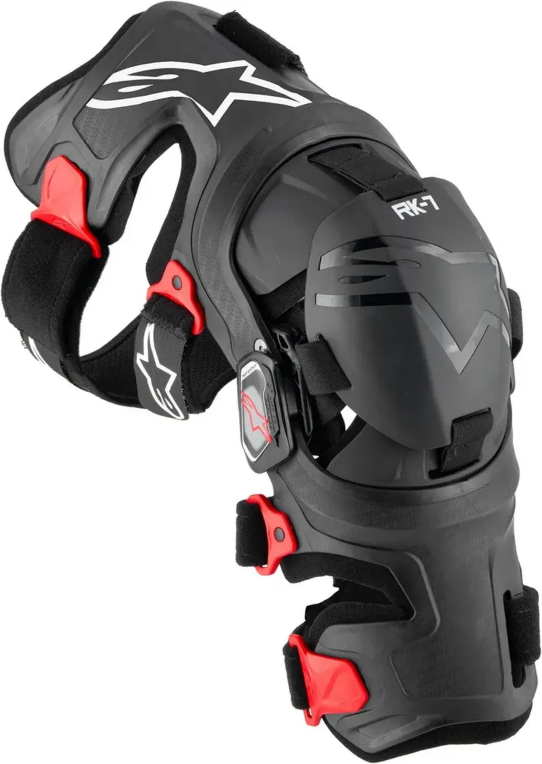 Ginocchiere Alpinestars RK-7 Plasma, Nero/Rosso, Taglia S